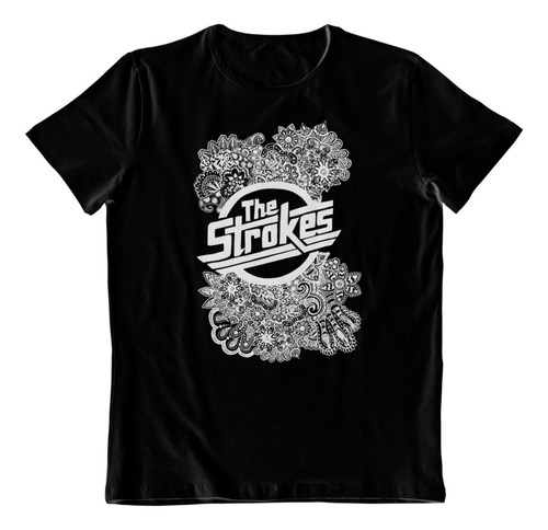 Polera Estampada - Dtf - The Strokes Logo Musical