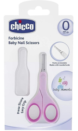 Chicco Tijeras Para Uñas Bebe Con Hoja Larga Baby Moments