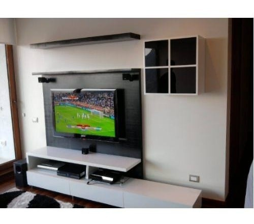 Modulo Mesa Lcd Led Dvd Repisa Colgante Estante Flotante.