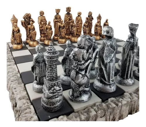 Xadrez medieval Daruma Decor Personalizado