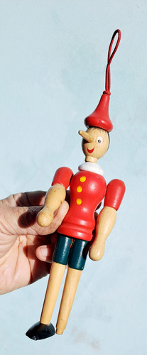 Pinocho De Madera Italiano Roma (Usado)