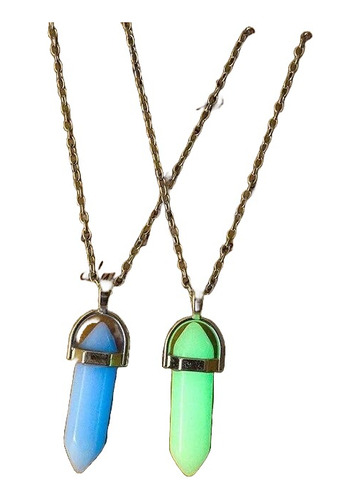 Collares Mejores Amigos Bff Cuarzos Fluorescentes Energía