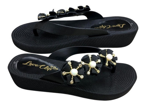 Imagen 6 de 6 de Sandalias Para Playa De Mujer Love Clip