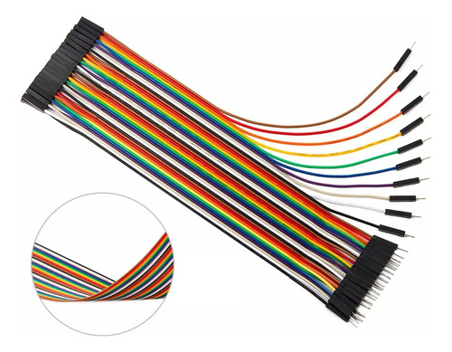 Cables Jumpers Dupont H-h M-m H-m 20cm 120 Pzas