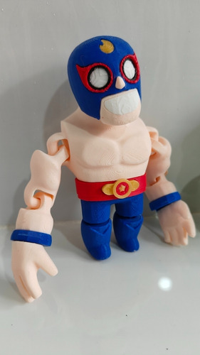 Figuras Articuladas De Impresión 3d Del Juego Brauler Estar