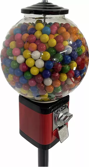 Chiclera Vending Pelotas Dulcera Esfera Con Base 1 Pulgada