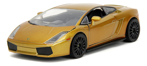 Fast & Furious Fast X 1:24 Lamborghini Gallardo Gold - Coche