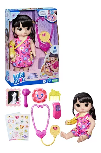 Baby Alive, Boneca Bebê Hora do Suco, Cabelos Castanhos : :  Brinquedos e Jogos