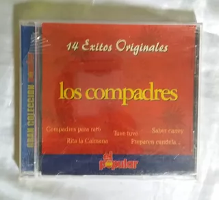 Los Compadres 14 Exitos Originales Cd Original Nuevo Sellado