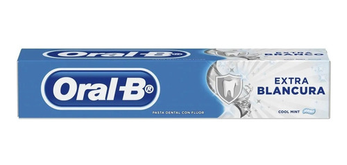 Imagen 1 de 1 de Pasta Dental Oral-b Extra Blancura En Crema 70 g