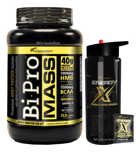 Bipro + Energy X, Proteina Bipro - Unidad a $165900