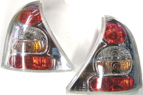 Juego Faros Traseros Tuning Renault Clio Alteza 00 Al 12