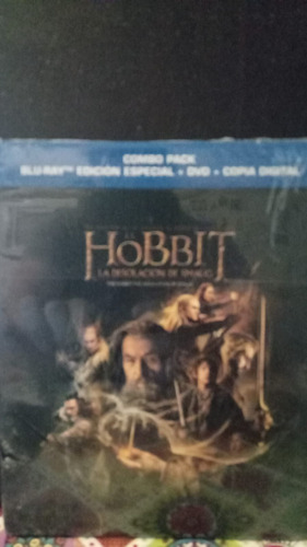 El Hobbit Desolacion De Smaugh Bluray +dvd Original  Fisico