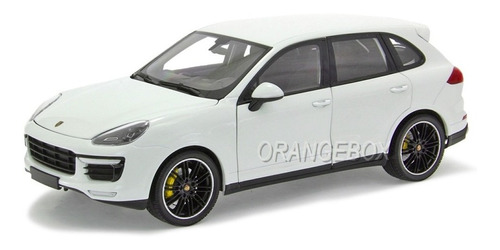 Porsche Cayenne Turbo S 2014 Minichamps 1:18 Branco