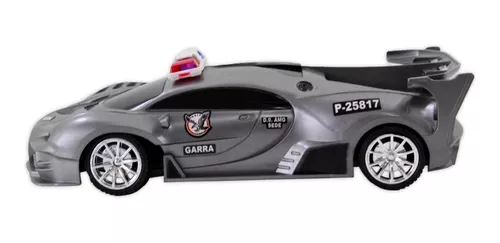 Carrinho Controle Remoto Grande Super Carro Policia Sport