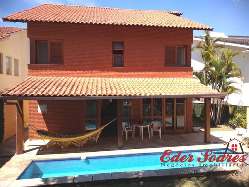 Ampla Casa Linda Com Área De Lazer À Venda No Residencial 12 - Es1132