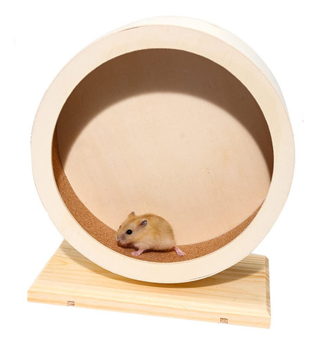 Rueda Para Hamster  Antiai Rueda Silenciosa De Madera Para H