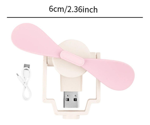 Mini Ventilador De Campamento Usb Usb Lindo Compacto