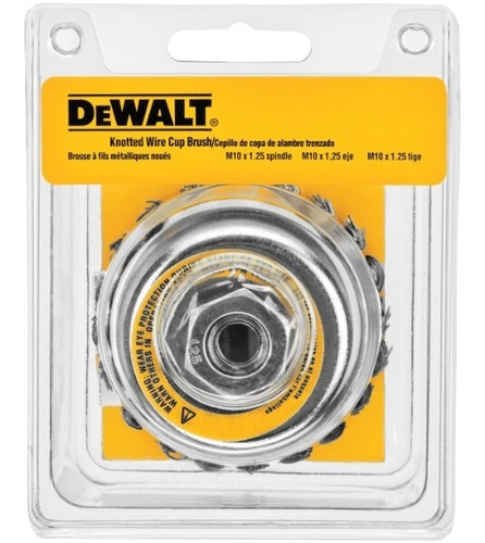 Grata Copa Entorchada 4 X 5/8 -11 Dewalt Dw4916