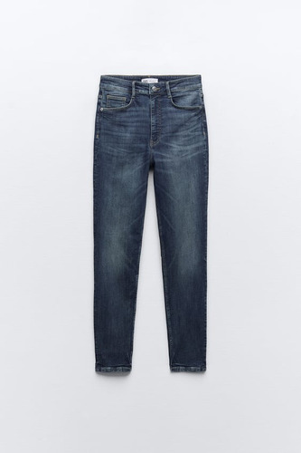 Zara Trf Jean Sculpt Corte Alto, Largo Al Tobillo Talla 4.