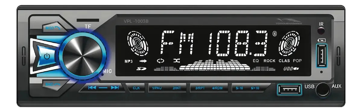 Som Radio Automotivo Bluetooth Usb Card Sd Aux Fm Mp3