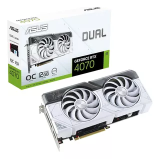 Tarjeta De Video Asus Dual Geforce Rtx 4070 White Oc Edition 12gb Gddr6x