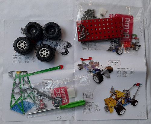 Imagen 3 de 3 de Auto Fórmula Uno Simil Mecano - Armamec Como Nuevo