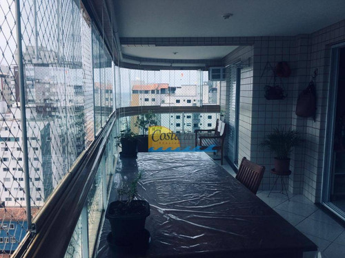 Imagem 9 de 21 de Apartamento Com 3 Dormitórios À Venda, 130 M² Por R$ 520.000,00 - Aviação - Praia Grande/sp - Ap15615