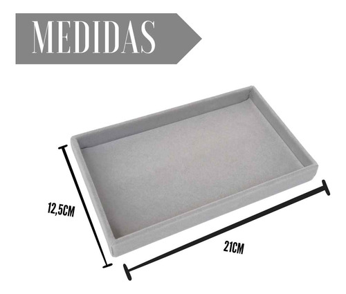 Kit 3 Porta Joias Para Organização Elegante E Funcional