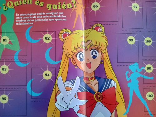 Sticker Album Sailor Moon R Colección Completa