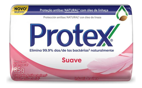 Kit C/24 Sabonete Em Barra Antibacteriano Protex Suave 85g