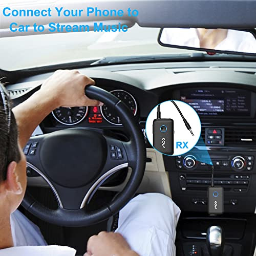 Transmisor Receptor Ymoo Bluetooth 5.3, Baja Latencia, 3,5 M