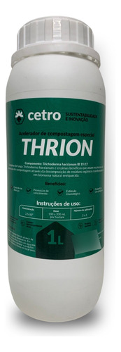 Trichoderma Harzianum Thrion 1l | Fungicida Biológico Solo