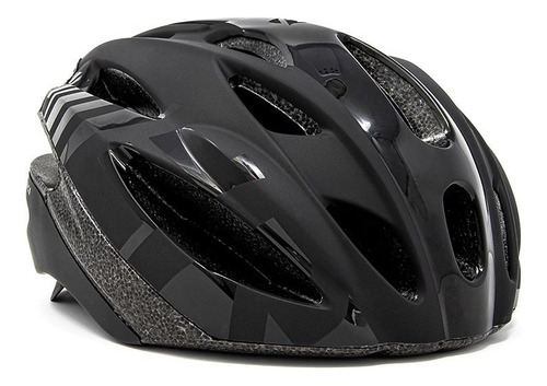 Casco Para Bicicleta Hunter T- 58-61cm Ruta/mtb Luz Trasera Color Negro