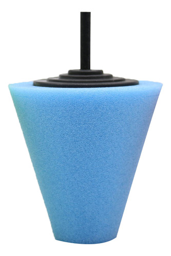 Almohadilla De Esponja Azul En Forma De Cono De 3 Pulgadas P