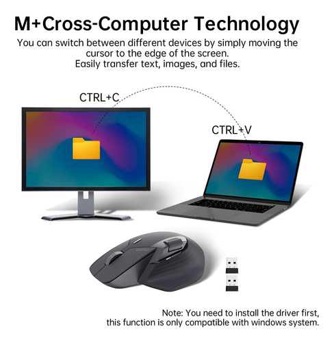 Rapoo Mt760: Ratón Inalámbrico Multidispositivo, Conexión 50