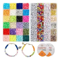 Comprar N Kit De Abalorios Para Hacer Pulseras, Collares Y Bisutería