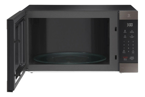 Microondas Grill LG MS2097HST Inverter negro 56L 127V