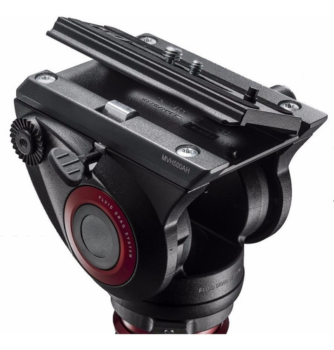 Tripé Manfrotto Mt055xpro3 Cabeça Hidráulica Mvh500ah Vídeo