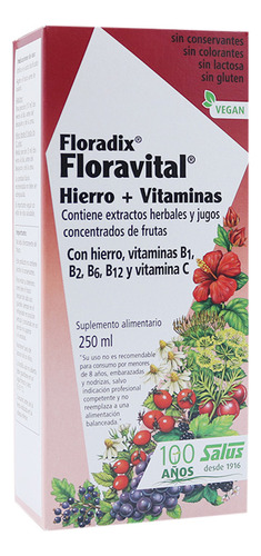 Floravital Hierro + Vitaminas 250 Ml - Salus
