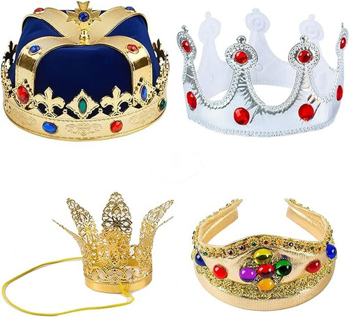 Coronas De Reyes Magos Accesorio Disfraz Tiara Aro Diadema