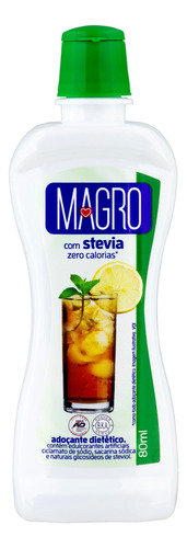 Adoçante Líquido Stevia Magro Frasco 80ml