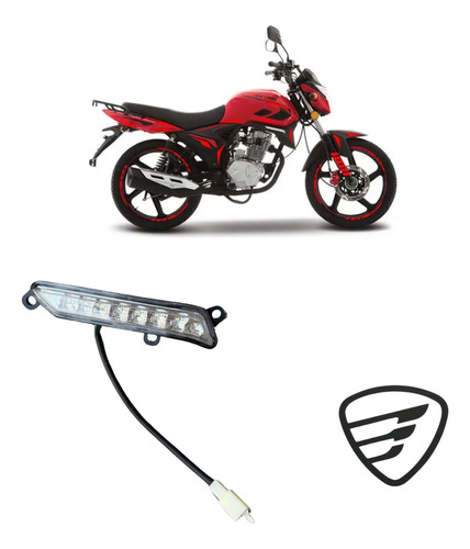 Lampara Led Lateral Derecha Dt150 Sport Italika (f09020293)
