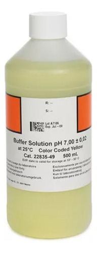 Solución Buffer De Ph 7,00 X 500ml - Amarillo - Hach