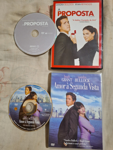 Dvd Sandra Bullock A Proposta + Amor À Segunda Vista D61