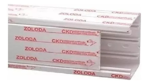 Cablecanal Plastico 100x50mm Blanco 1 Tira X2 Metros Zoloda