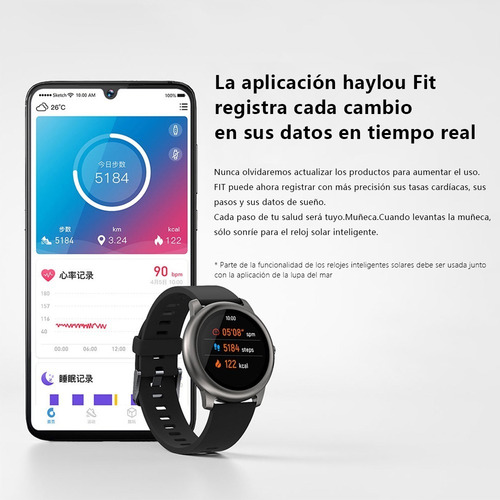 Reloj Inteligente Haylou Smartwatch Solar Ls05 Global Nuevo