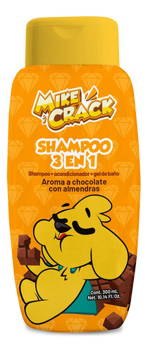 Shampoo 3 En 1 Mikecrack 300 Ml