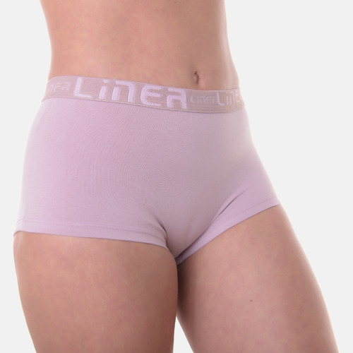 Imagem 6 de 7 de Kit 6 Calcinhas Algodão Boxer Feminina Cós Largo Luxo