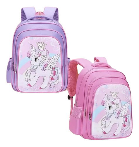 Mochila Infantil Impermeable Diseño Unicornio 